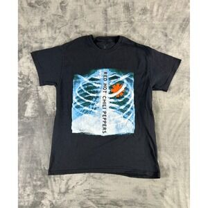 Red Hot Chili Peppers X-Ray Ribcage Graphic T-Shirt Black M Rock Band Tee